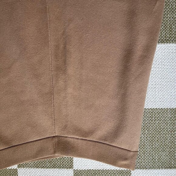 UNIQLO TAN Cotton Blend Midi Skirt for Fall and Winter - Picture 4 of 8